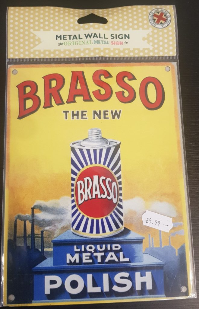 Brasso Sign Metal Sign ‘Brasso’ – Bala Lake Railway
