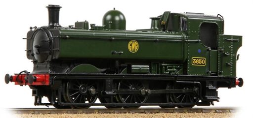 32-198 GWR 8750 PANNIER TANK 3650 GWR GREEN (SHIRTBUTTON)