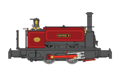 391-050Z Quarry Hunslet 'George B' Limited Edition Exclusive (Pre Order) - Image 4