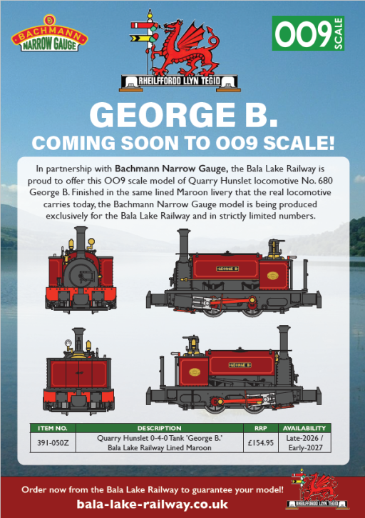 391-050Z Quarry Hunslet 'George B' Limited Edition Exclusive (Pre Order) - Image 5