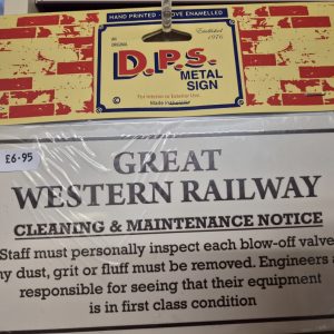 DPS Sign - GWR Cleaning and Maintenance