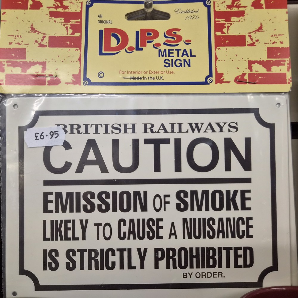 DPS Signs – BR Emission of Smoke Sign