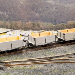 PECO OR161 O-16.5 (NG7) GVT OPEN WAGONS (3) LASERCUT KIT