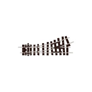 PECO ST406 ST-406 00-9 - CODE 80 - SETRACK NO.1 RADIUS TURNOUT LEFT HAND