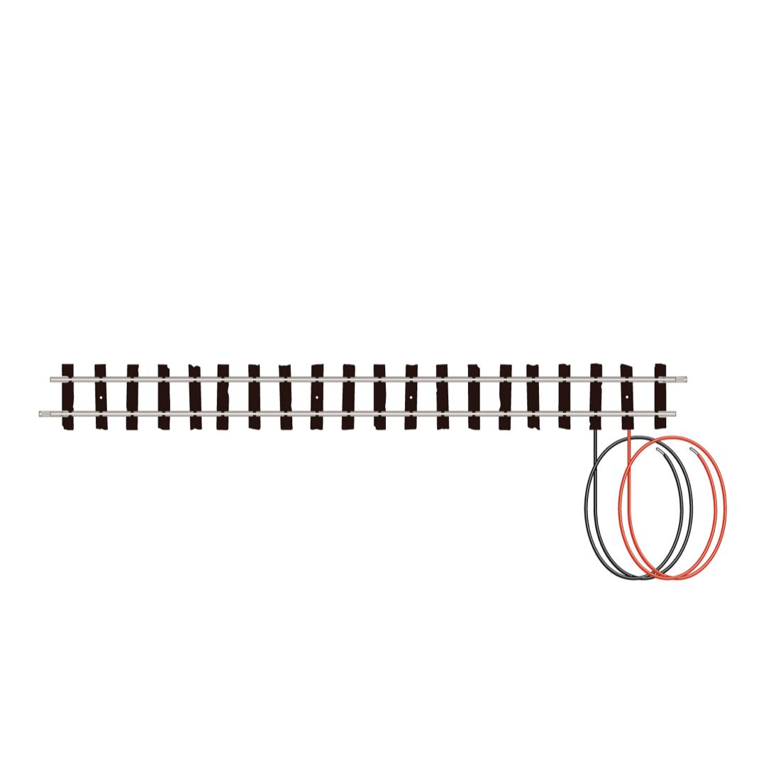 PECO ST413 ST-413 OO-9 – CODE 80 – SETRACK WIRED DOUBLE STRAIGHT